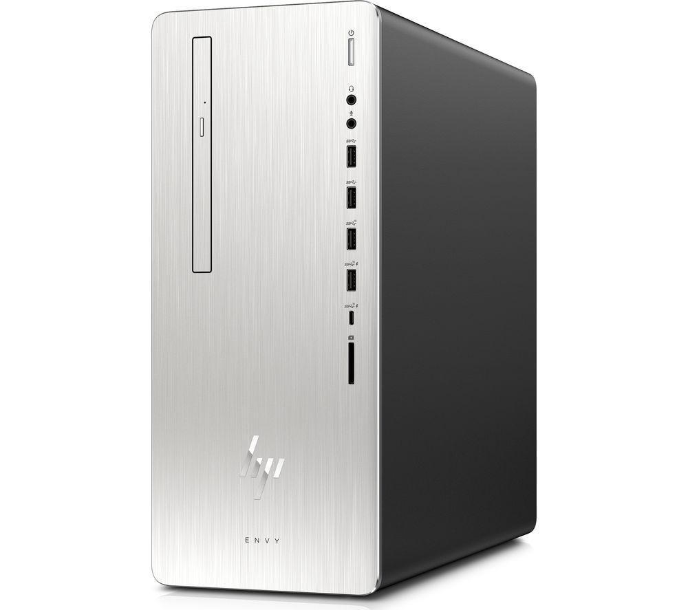 HP ENVY 795-0018na Intelu0026regCore i7 Desktop PC - 2 TB HDD & 256 GB SSD, Silver, Silver