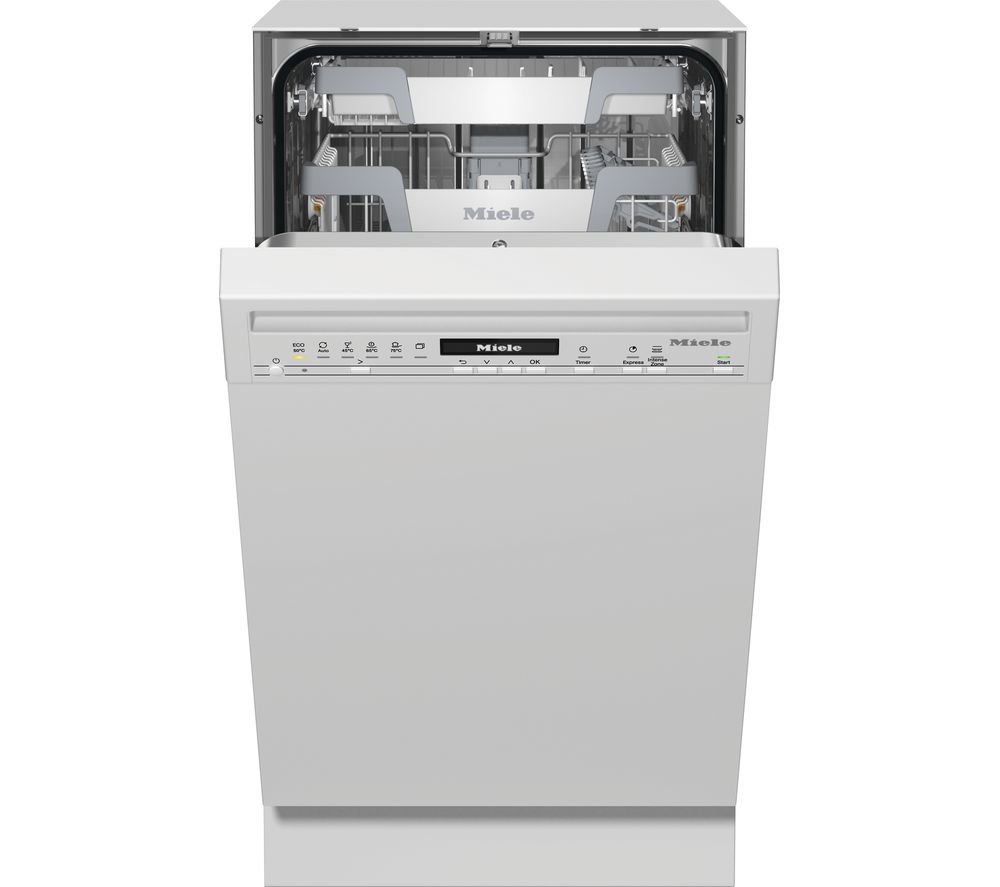 MIELE G5640SC Wh Slimline Dishwasher  White, White