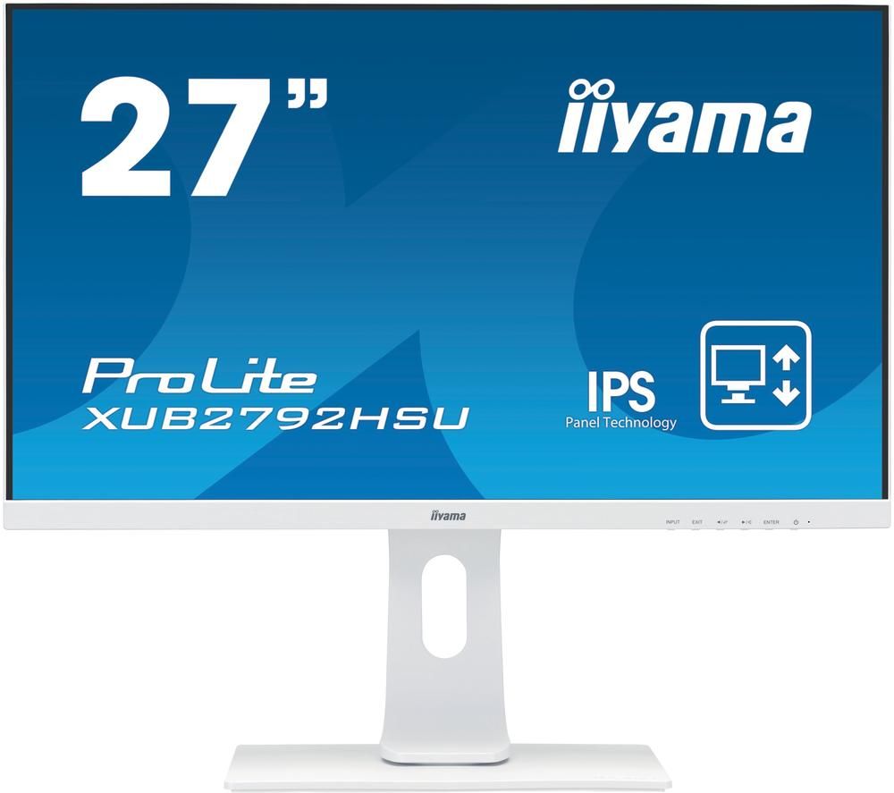 IIYAMA ProLite XUB2792HSU-W1 Full HD 27 IPS LCD Monitor - White, White