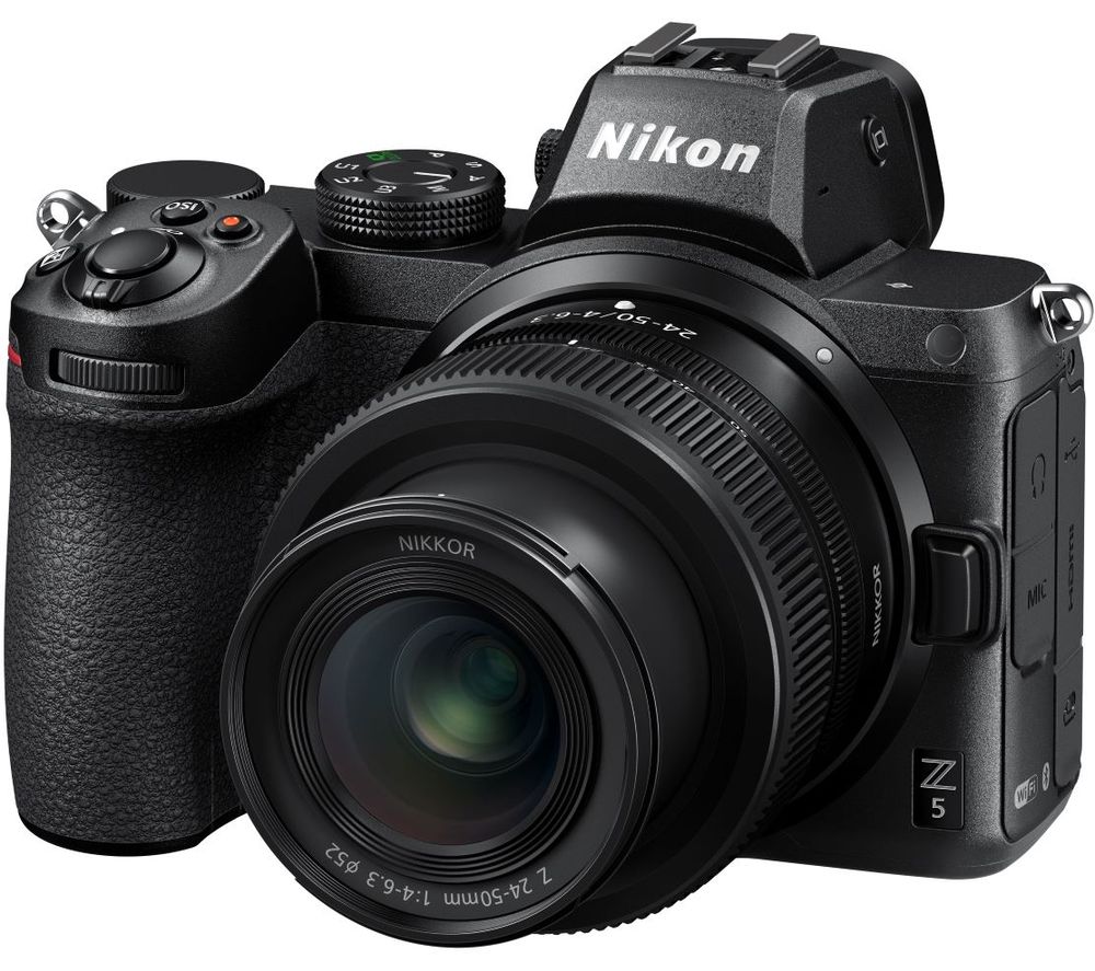 NIKON Z 5 Mirrorless Camera with NIKKOR Z 24-50 mm f/4-6.3 Lens - Black, Black