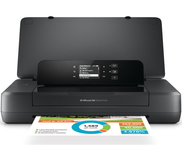 HP OfficeJet 200 Mobile Wireless Printer