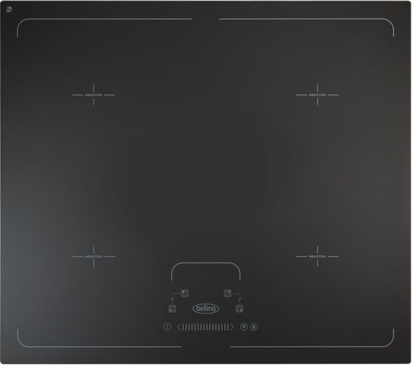 BELLING IHF64T Electric Induction Hob - Black, Black