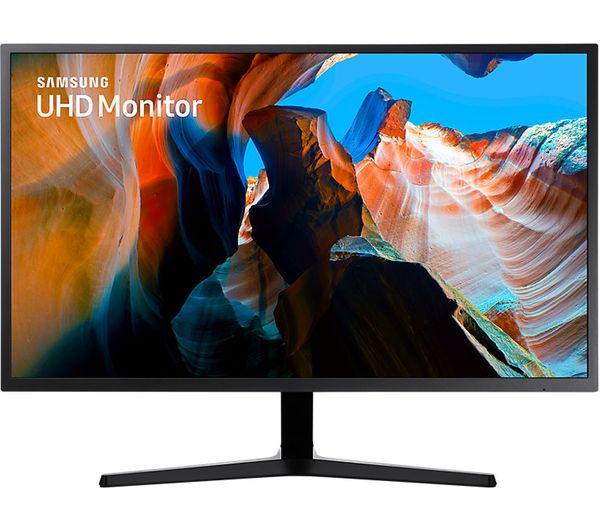 SAMSUNG U32J590 4K Ultra HD 32" LED Monitor - Black, Black