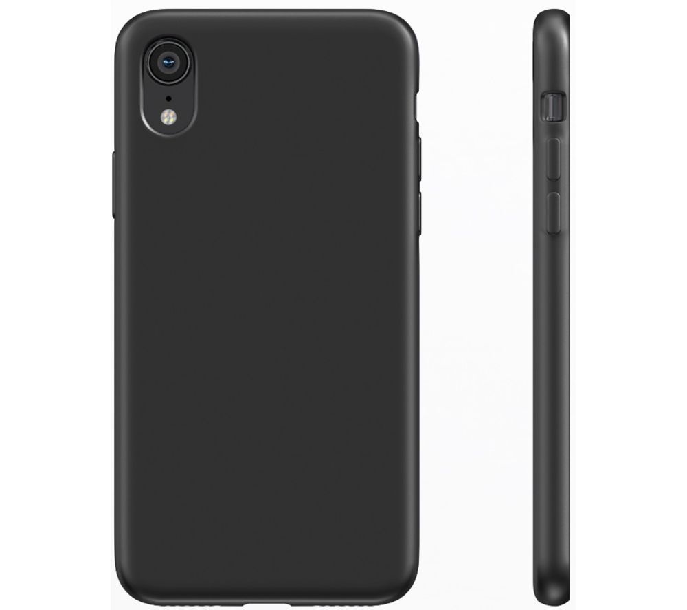 BEHELLO iPhone XR Silicone Case - Black, Black