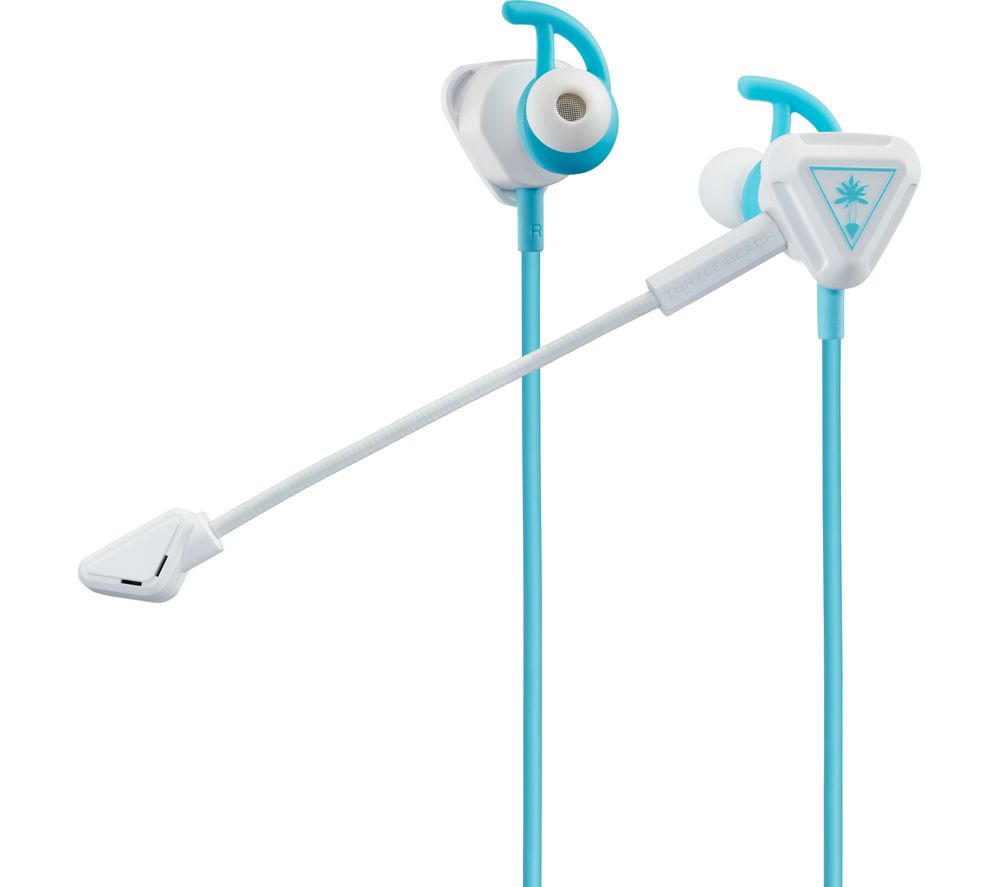 TURTLE BEACH Battle Buds Gaming Headset - White & Teal, White