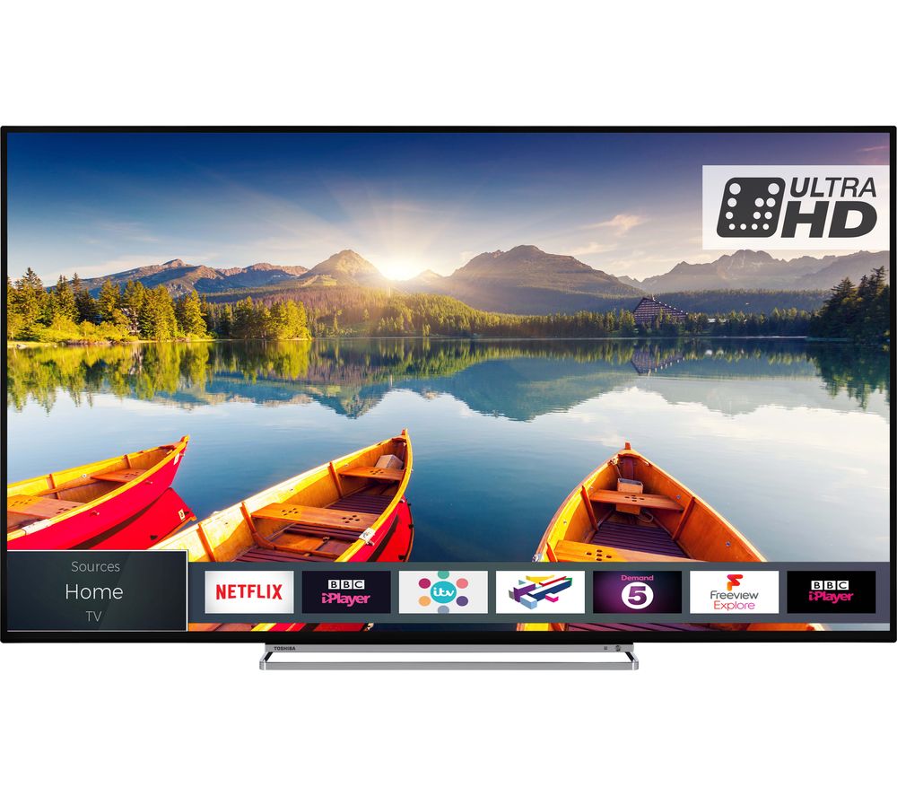49"  TOSHIBA 49U6863DB  Smart 4K Ultra HD HDR LED TV