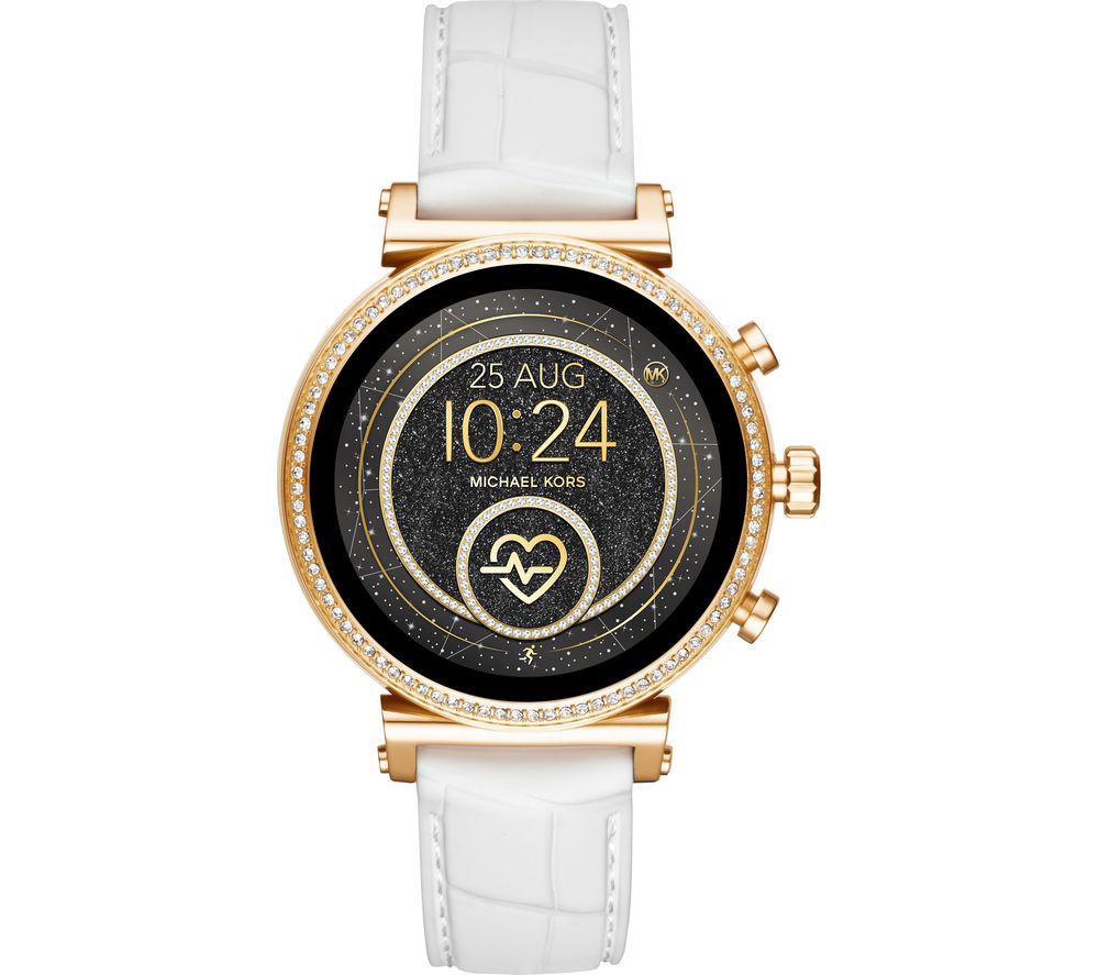 MICHAEL KORS Access Sofie Heart Rate MKT5061 Smartwatch - Gold & White, Gold