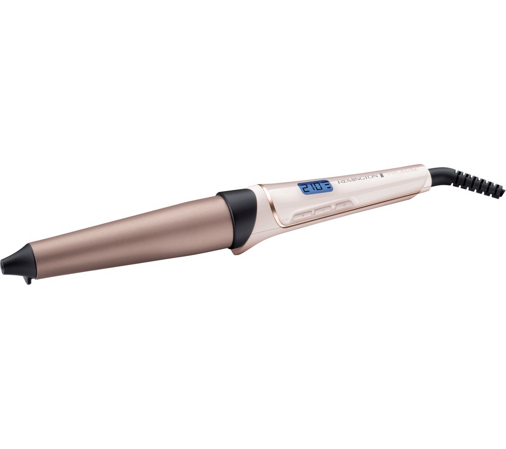 REMINGTON Proluxe Ci91X1 Curling Wand - White & Rose Gold, White