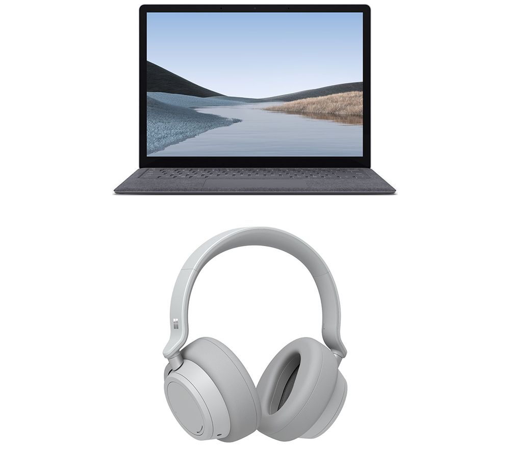 MICROSOFT 13.5" Surface Laptop 3 & Surface Headphones Platinum Bundle