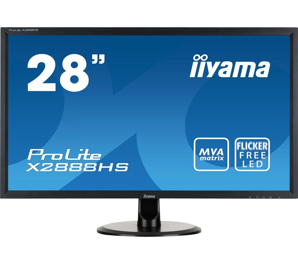 IIYAMA ProLite X2888HS-B2 Full HD 28" LCD Monitor - Black, Black