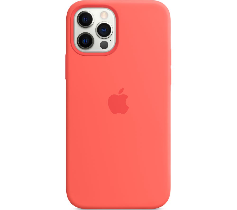 APPLE iPhone 12 & 12 Pro Silicone Case with MagSafe - Pink Citrus, Pink