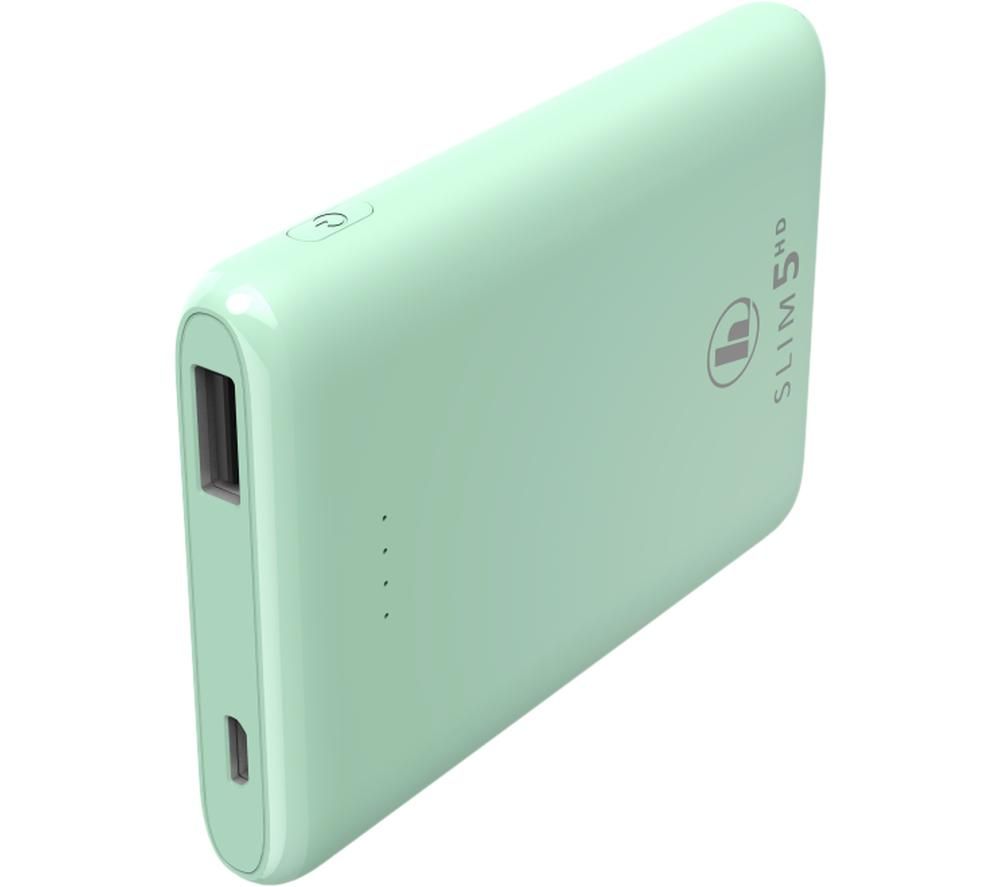 HAMA SLIM 5HD Portable Power Bank - Mint Green, Green