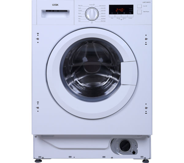 LOGIK LIW714W15 Integrated Washing Machine - White, White