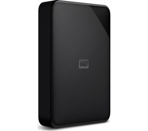 WD Elements SE Portable Hard Drive - 2 TB, Black, Black