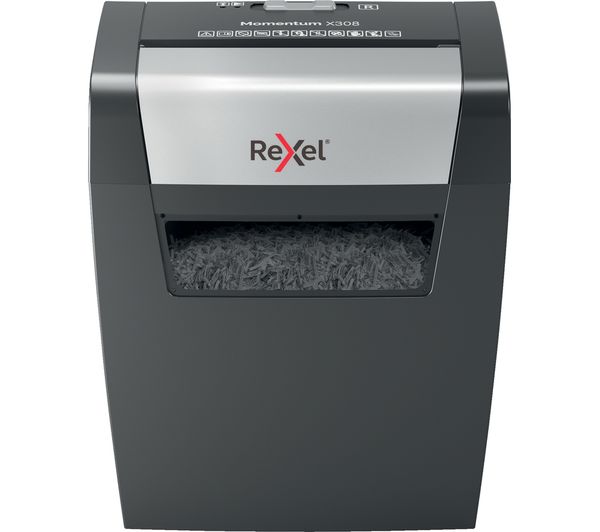 REXEL Momentum X308 2104570 Cross Cut Paper Shredder