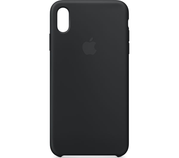 APPLE iPhone XS Max Silicone Case - Black, Black