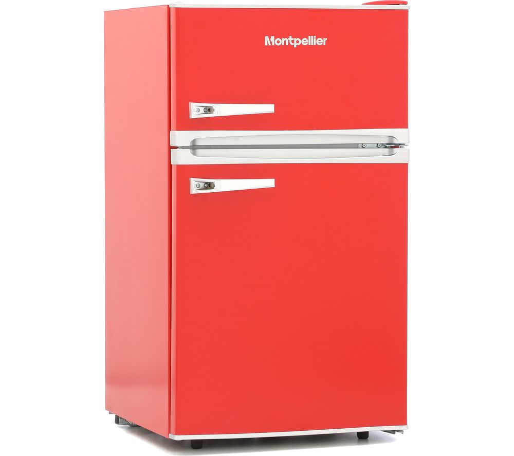 Retro MAB2031R Undercounter Fridge Freezer - Red, Red