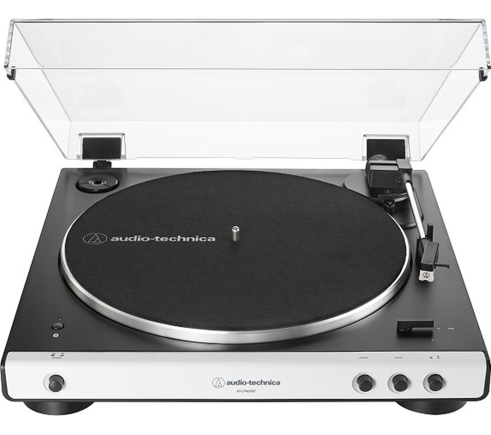 AT-LP60XBT Belt-Drive Bluetooth Turntable - White, White