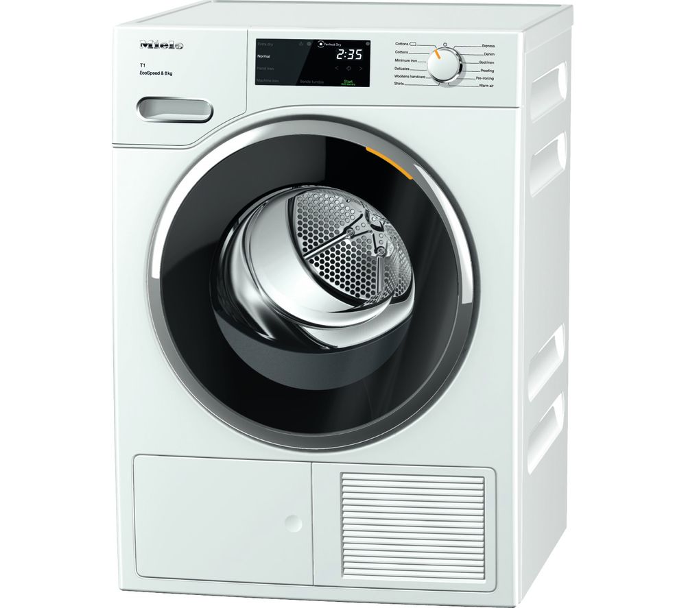 MIELE TWF640 WP 8 kg Heat Pump Tumble Dryer - White, White