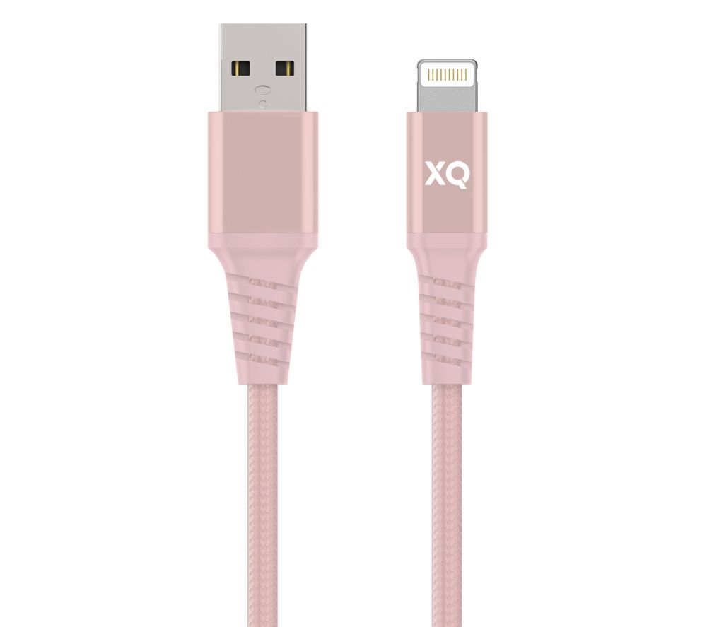 XQISIT Extra Strong Braided Lightning Cable - 2 m