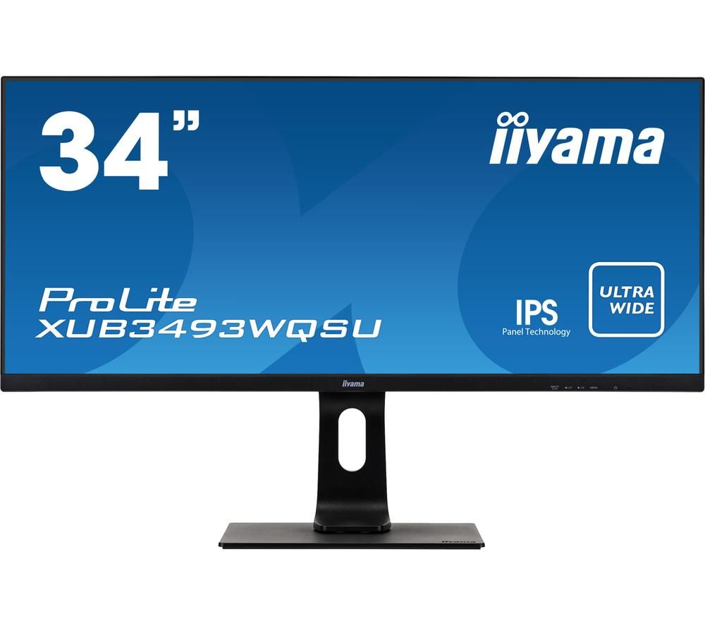 IIYAMA ProLite XUB3493WQSU-B1 Wide Quad HD 34 IPS LCD Monitor - Black, Black