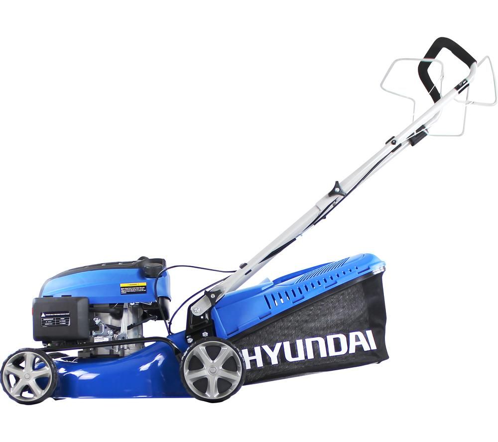 HYUNDAI HYM430SP Cordless Rotary Lawn Mower - Blue, Blue