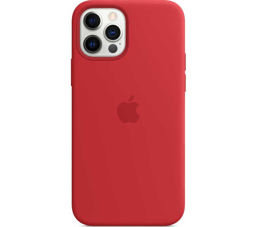APPLE iPhone 12 & 12 Pro Silicone Case with MagSafe - (PRODUCT)RED, Red