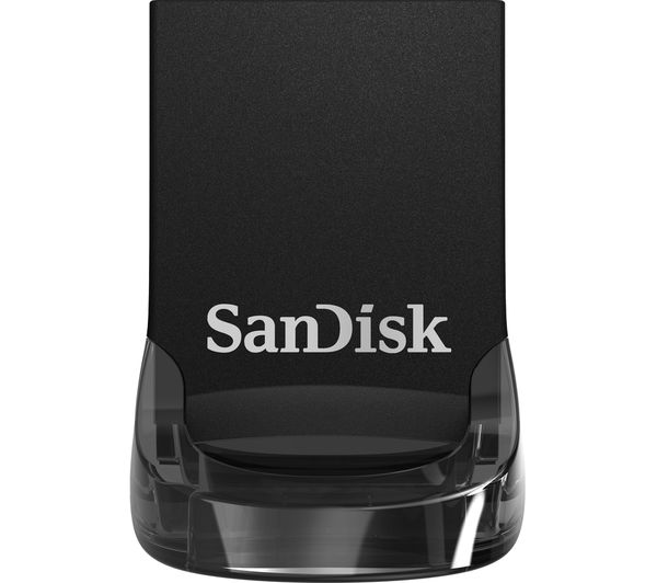 SANDISK Ultra Fit USB 3.1 Memory Stick - 32 GB, Black, Silver/Grey