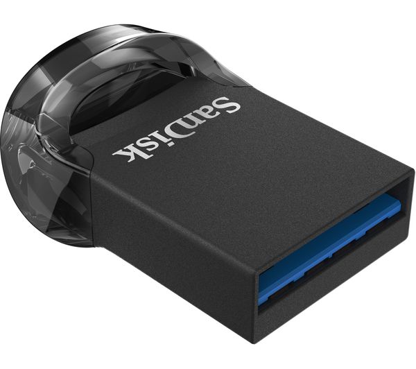 SANDISK Ultra Fit USB 3.1 Memory Stick - 32 GB, Black, Silver/Grey