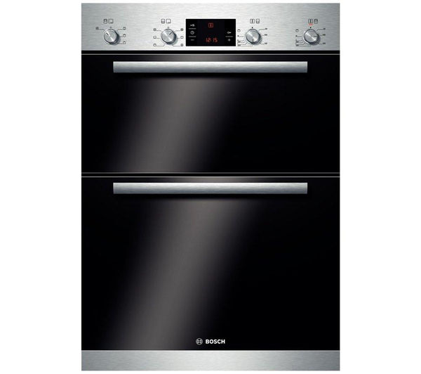BOSCH Serie 6 Classixx HBM43B150B Electric Double Oven - Stainless Steel, Stainless Steel