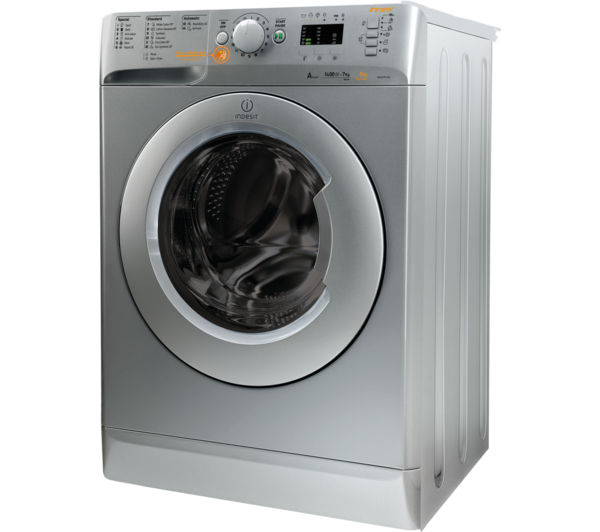 Indesit Washer Dryer Innex XWDE751480XS  - Silver, Silver