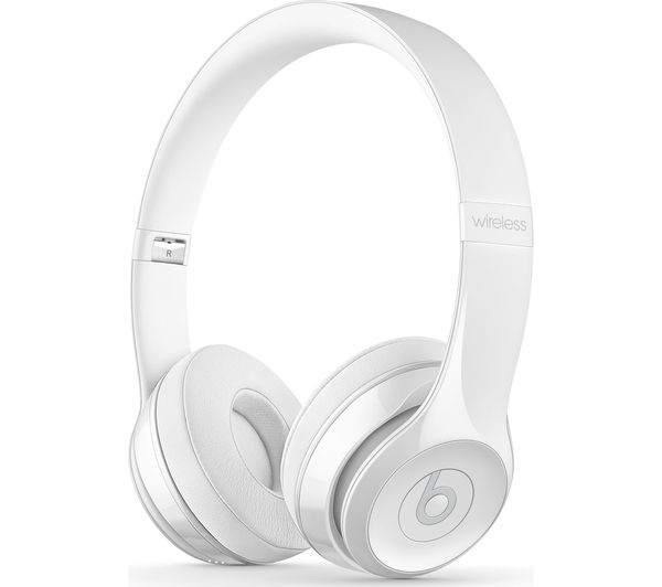 BEATS BY DR DRE Solo 3 Wireless Bluetooth Headphones - White, White