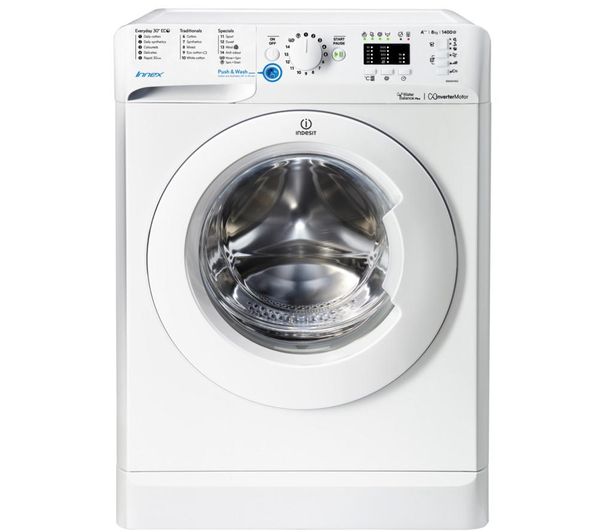 INDESIT Innex BWA 81483X W Washing Machine - White, White