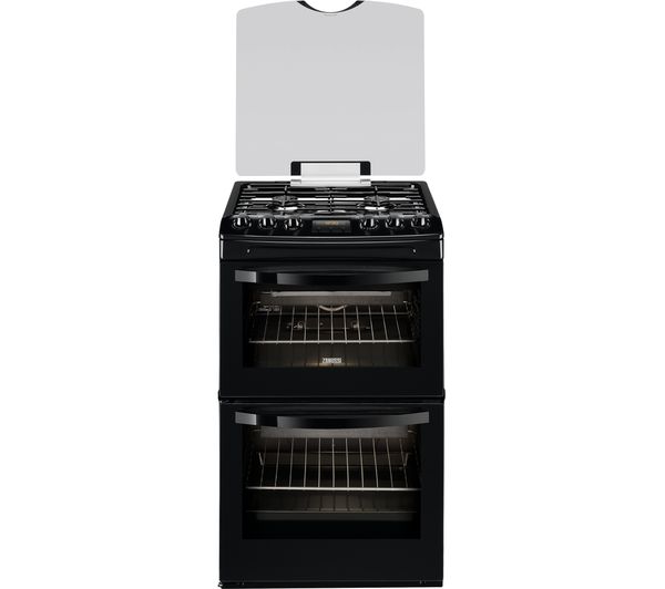 ZANUSSI ZCG43200BA 55 cm Gas Cooker - Black, Black