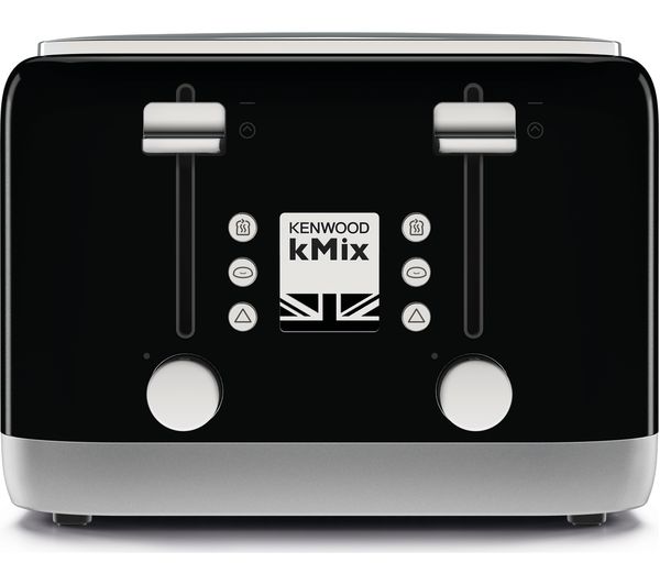 KENWOOD KMIX TFX750BK 4-Slice Toaster - Black, Black