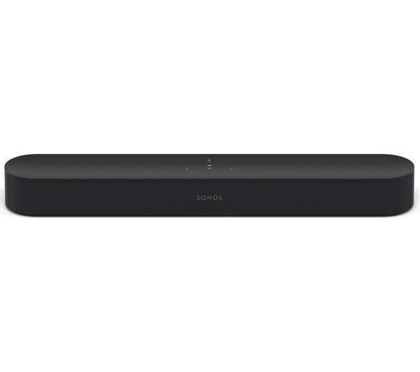 SONOS Beam Compact Sound Bar with Amazon Alexa & Google Assistant - Black, Black