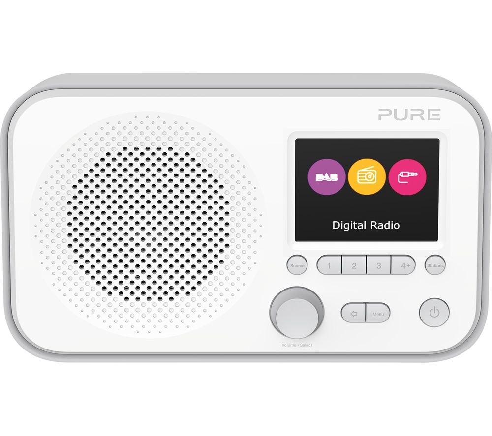 PURE Elan E3 Portable DAB+/FM Radio - Grey, Grey