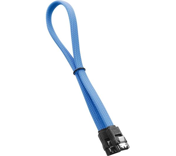 CABLEMOD ModMesh 30 cm SATA 3 Cable - Light Blue, Blue