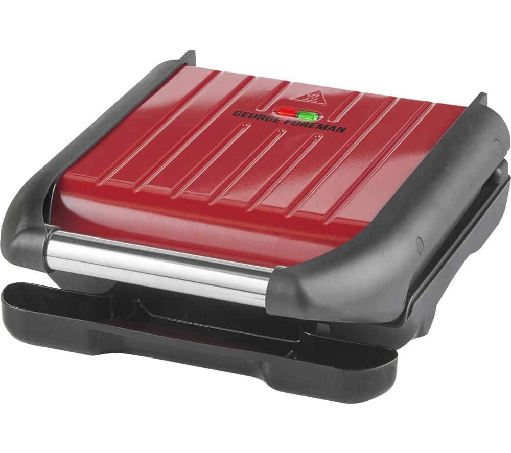 GEORGE FOREMAN  25030 Compact Grill - Red, Red