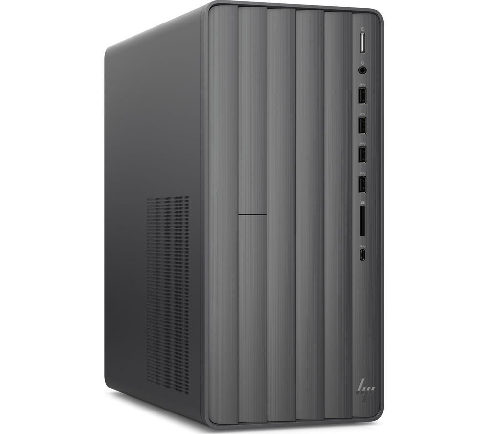 HP ENVY TE01-0005na Desktop PC - Intelu0026regCore i7, 2 TB HDD & 256 GB SSD, Black, Black