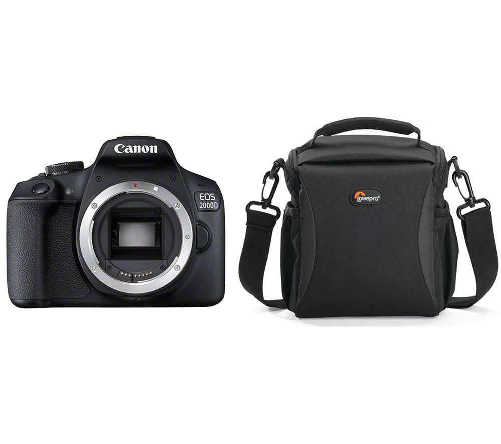 CANON EOS 2000D DSLR Camera & Bag Bundle