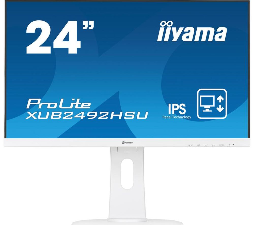 IIYAMA ProLite XUB2492HSU-W1 Full HD 24" IPS LCD Monitor - White, White