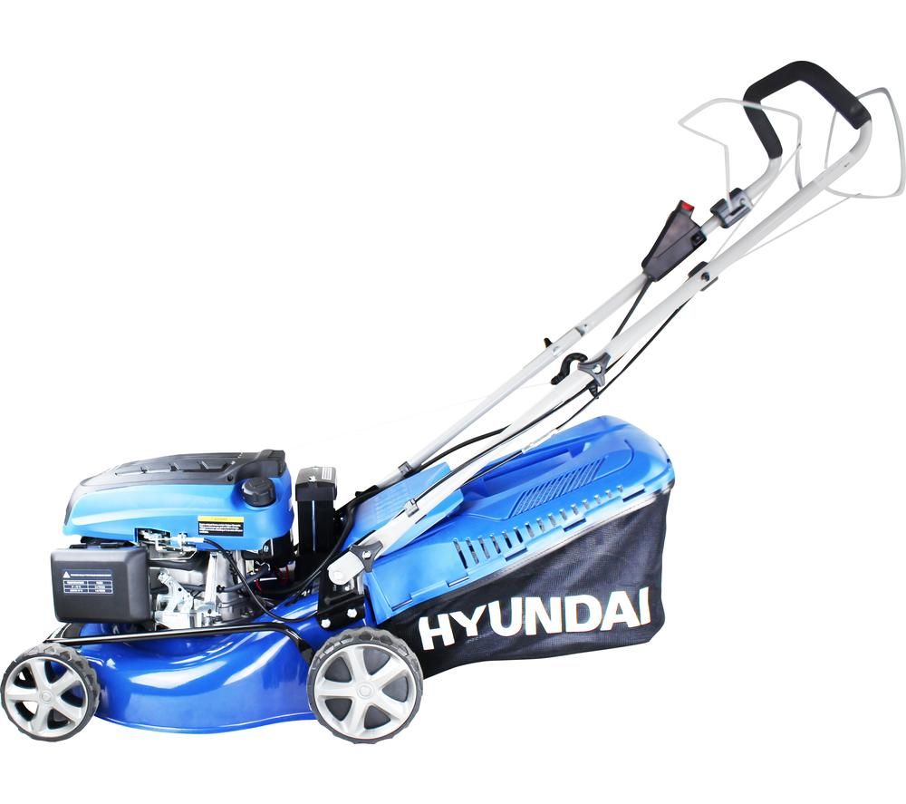 HYUNDAI HYM430SPE Cordless Rotary Lawn Mower - Blue, Blue