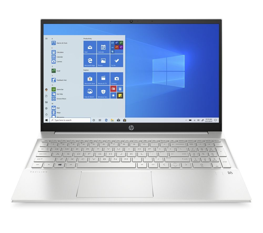 HP Pavilion 15-eh0507sa 15.6" Laptop - AMD Ryzen 3, 256 GB, Silver, Silver