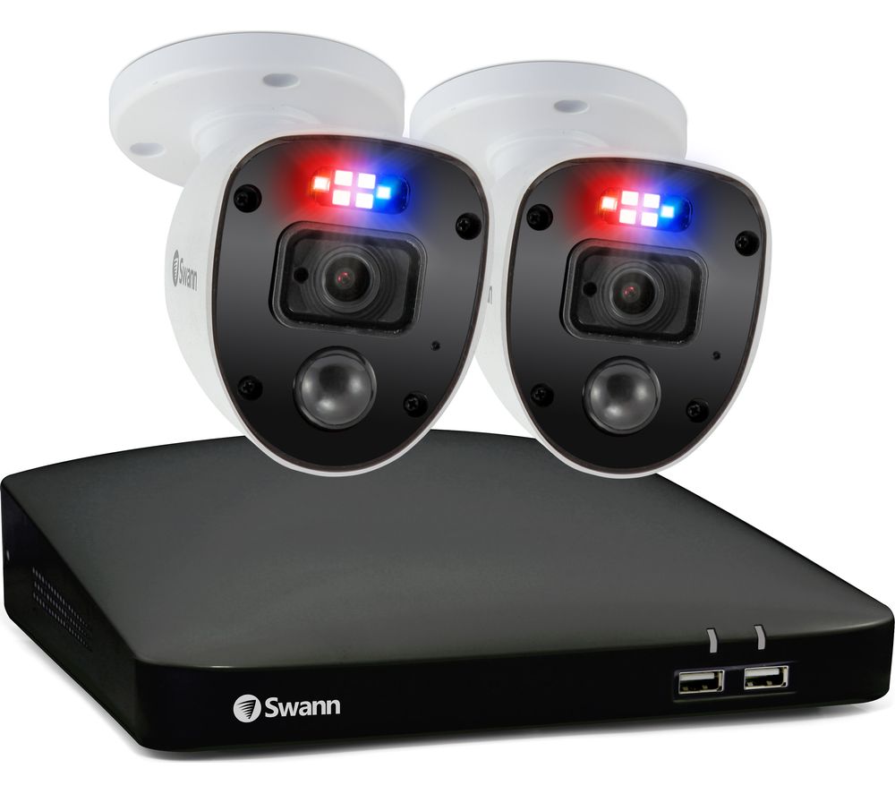 SWANN Enforcer SWDVK-446802SL-EU 4-Channel Full HD 1080p DVR Security System - 1 TB, 2 Cameras