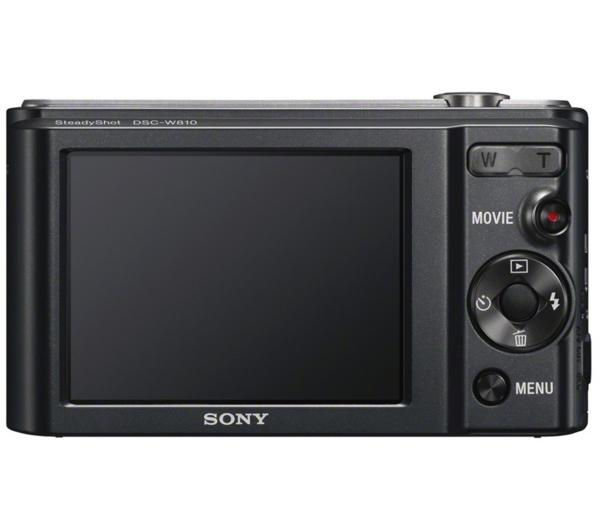 SONY Cyber-shot DSCW810B Compact Camera - Black, Black