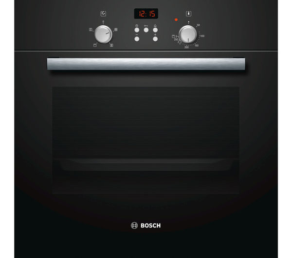 BOSCH HBN331S4B Electric Oven - Black, Black