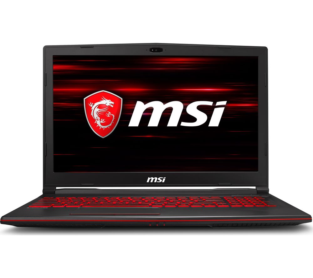 MSI GL63 15.6" Gaming Laptop - Intelu0026regCore i7, GTX 1660 Ti, 512 GB SSD, Black, Black