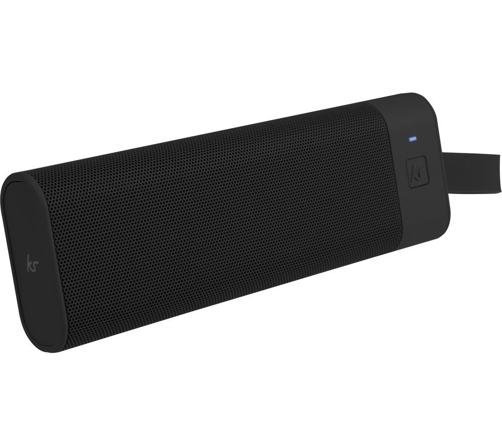 KITSOUND BoomBar Portable Bluetooth Speaker - Black, Black