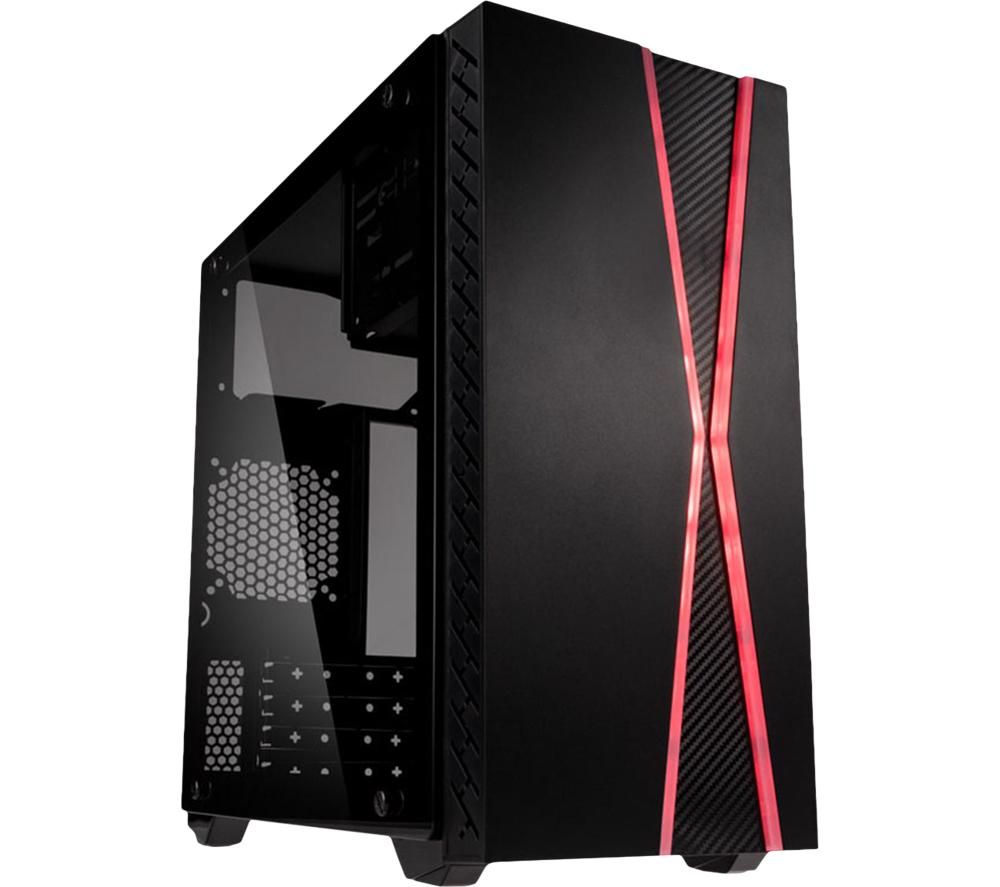KOLINK Inspire K3 Micro ATX Mid-Tower PC Case - Black, Black